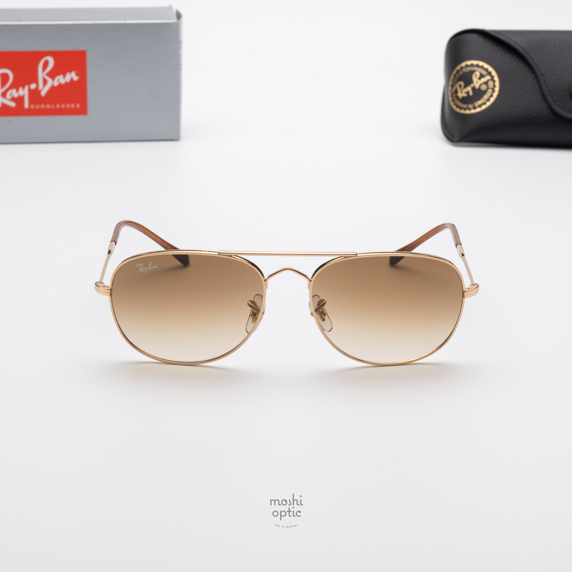 Ray-Ban RB3735 Bain Bridge 001/51 Arista Gold