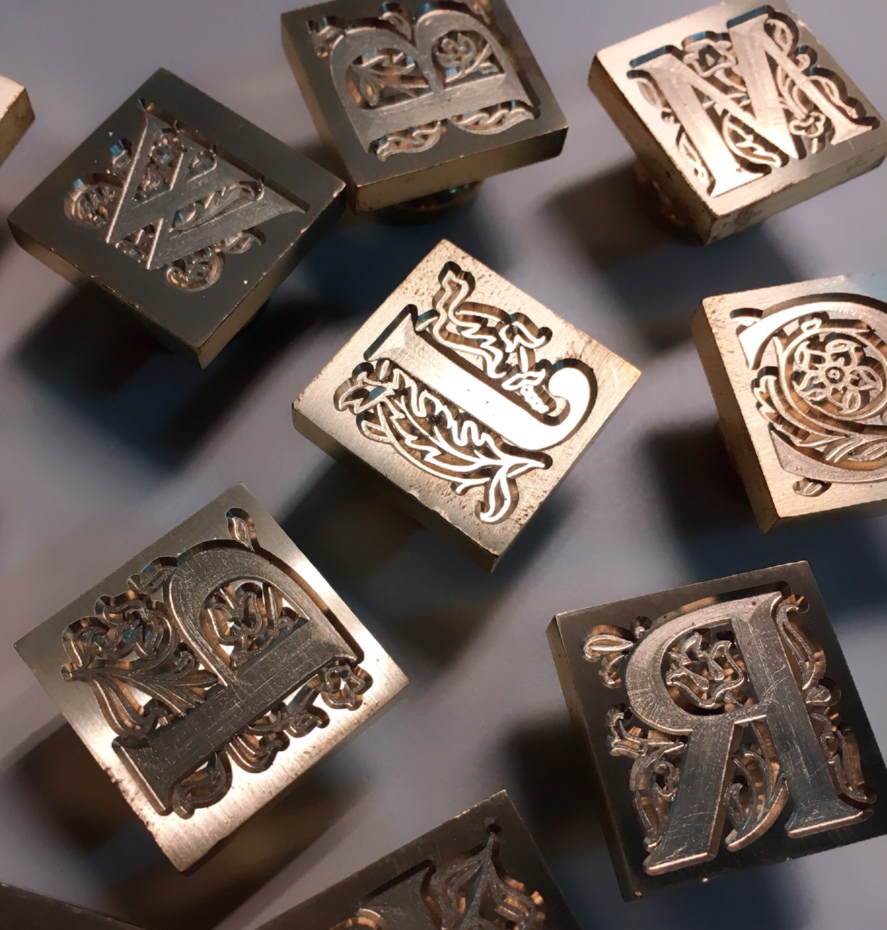 Alphabet Stamp (A-Z) Square Shape