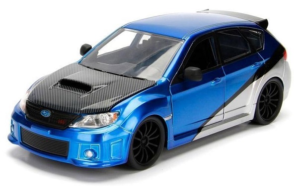 พรีออเดอร์ Jada โมเดลรถ โมเดลรถยนต์ ฟาส "Fast" ภาค 8 Brians Subaru Impreza Wrx สเกล 1:24