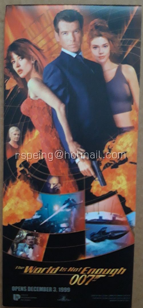 สมุดโน้ตจากภาพยนตร์เรื่อง The World Is Not Enough 007