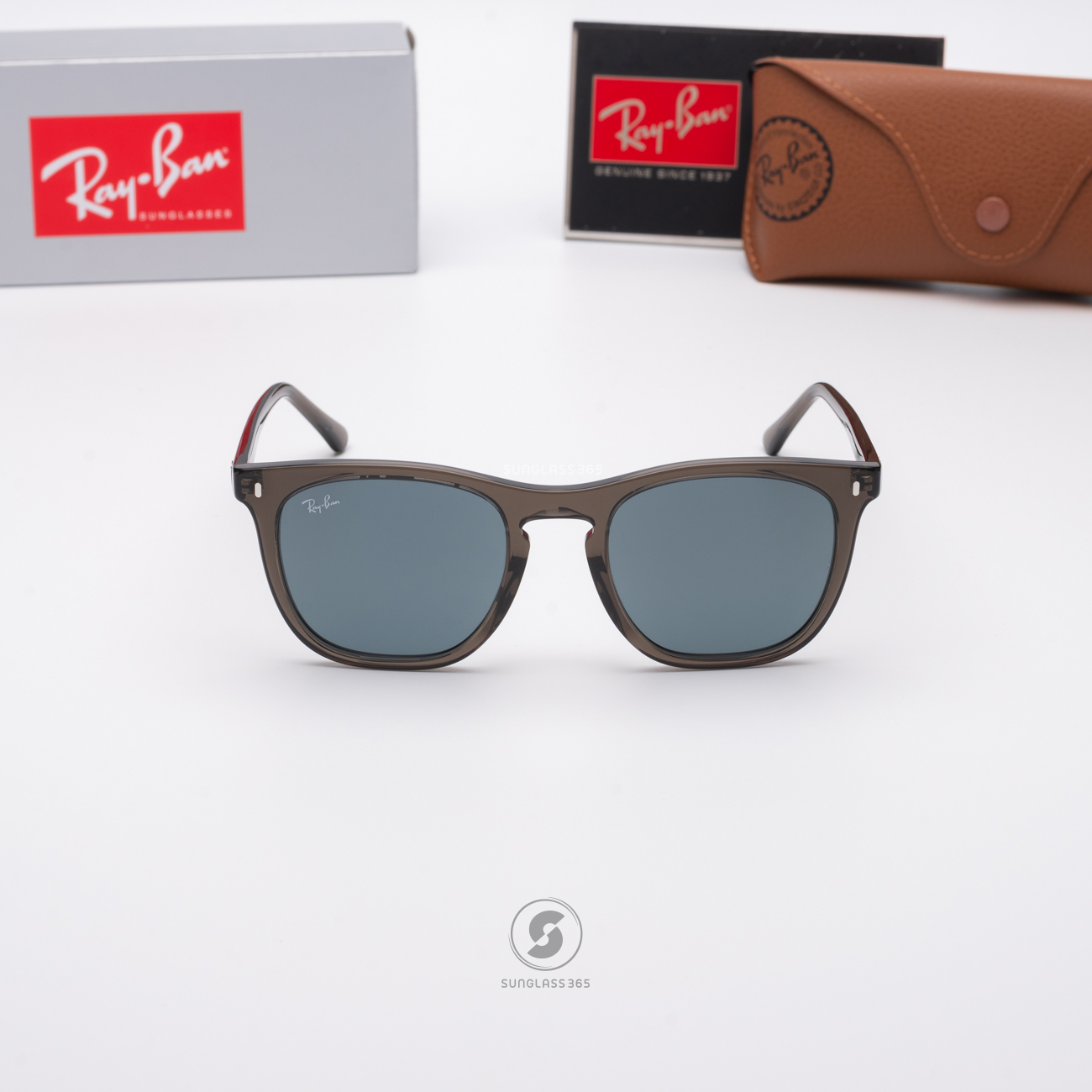 RayBan RB2210F 6765R5 Transparent Brown
