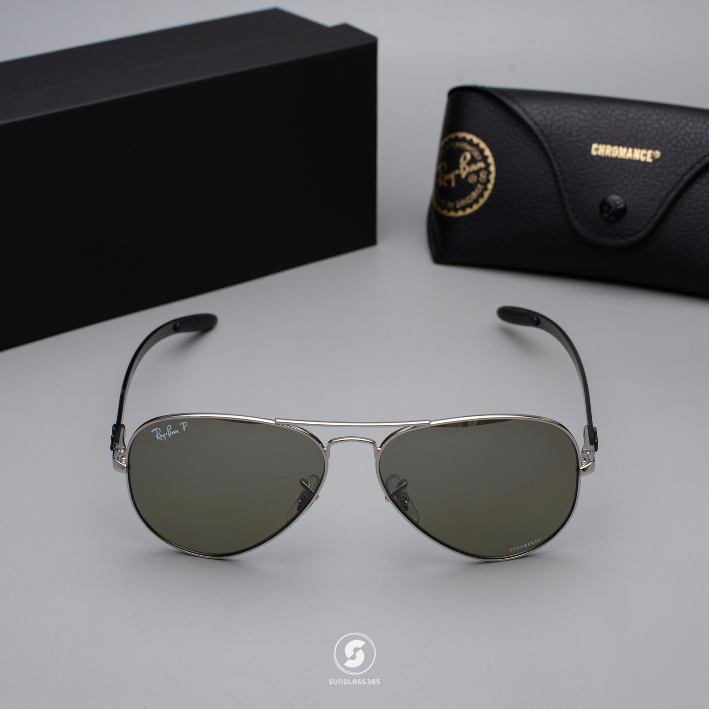 Ray-Ban RB8317CH 003/5J Carbon Fibre Mirror Chromance Polarized