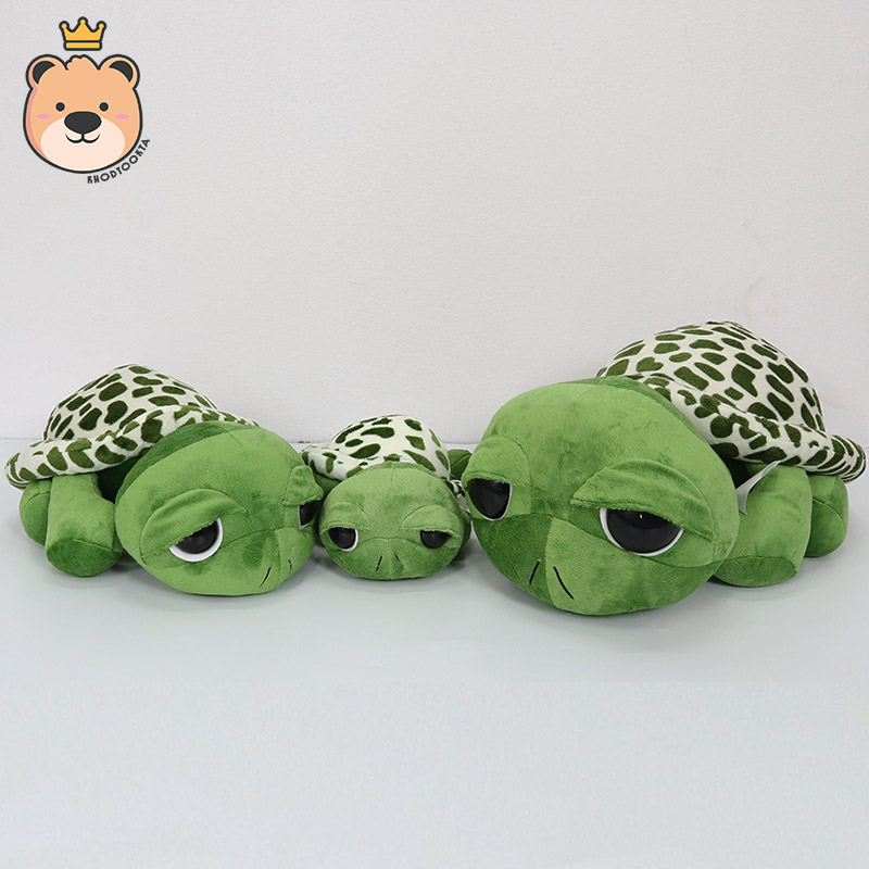 ของขวัญ ฝาเปิด เซทเซอร์ไพรส์ เม็ดโฟม ตุ๊กตาเต่า 3ตัว Size 50cm,40cm,30 เนื้อผ้าEF ขนนุ่มพิศษ (ของขวัญขนาดเต็ม Double A) ขนาด 23.5*19*34cm