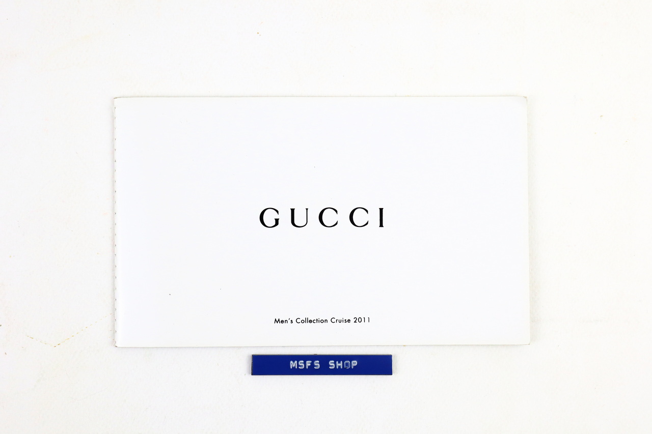 [Vintage] GUCCI สมุดภาพ Men's Collection Spring Summer 2011