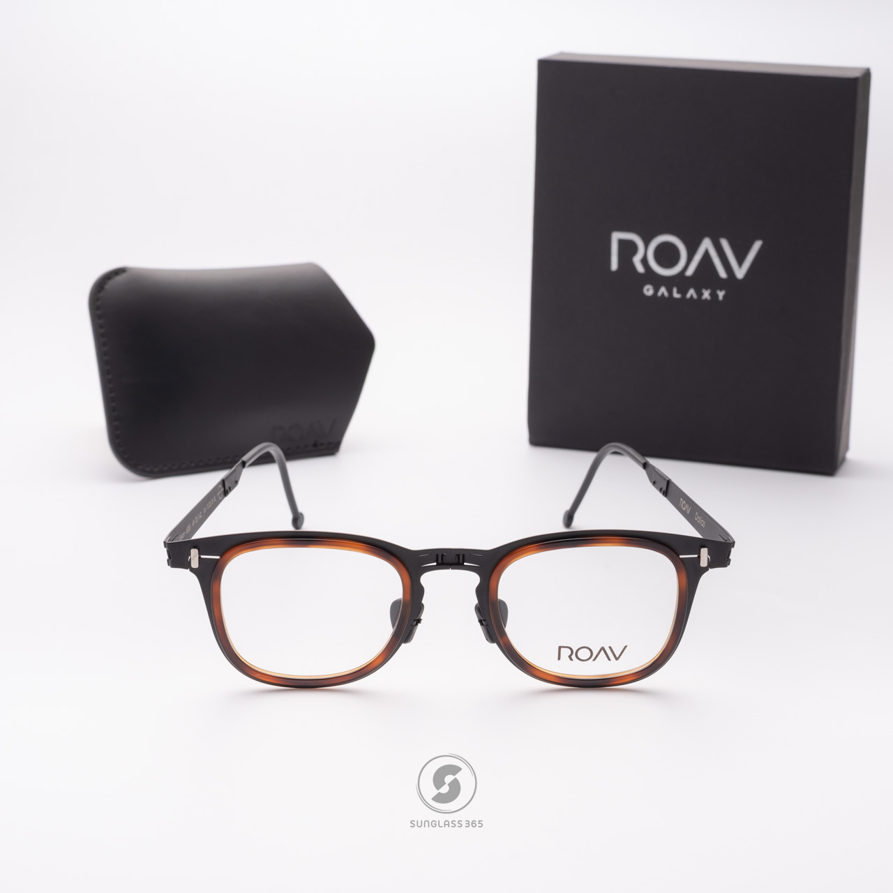 แว่นสายตา ROAV DALLAS RIM Matte Black + Demi Brown