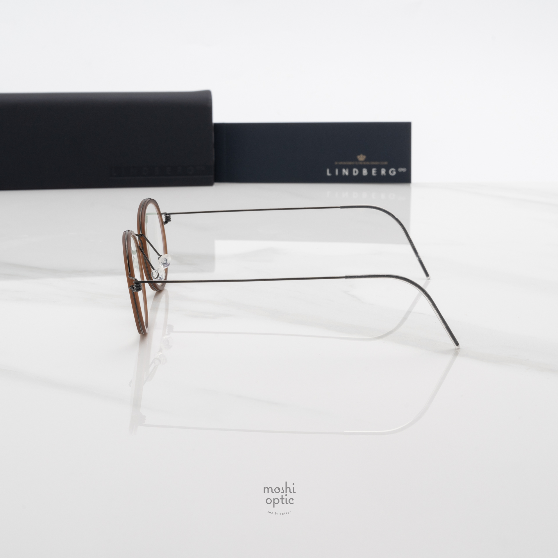 แว่นสายตา Lindberg Air Titanium Rim 019 1505P Lex PU9