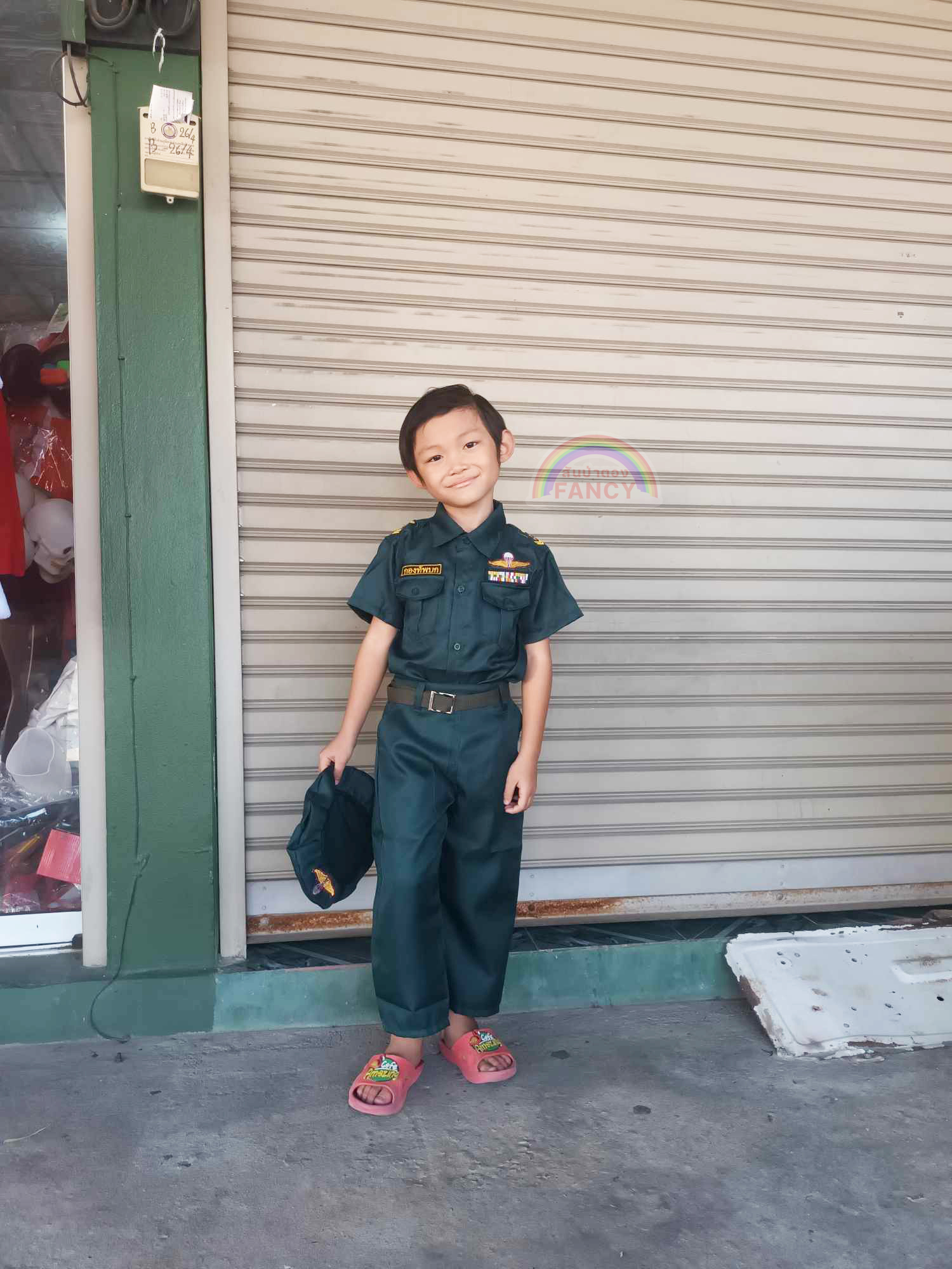 ชุดทหารบก ชุดอาชีพเด็ก ชุดเครื่องแบบทหารเด็ก ชุดผบ.ทบ.
