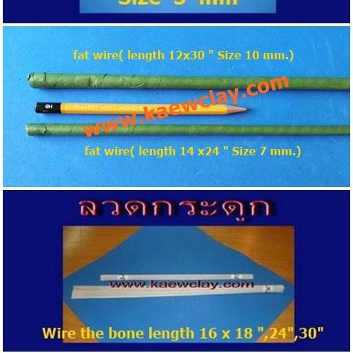ลวดต้น,ลวดกระดูกทำดอกไม้ Wire flower