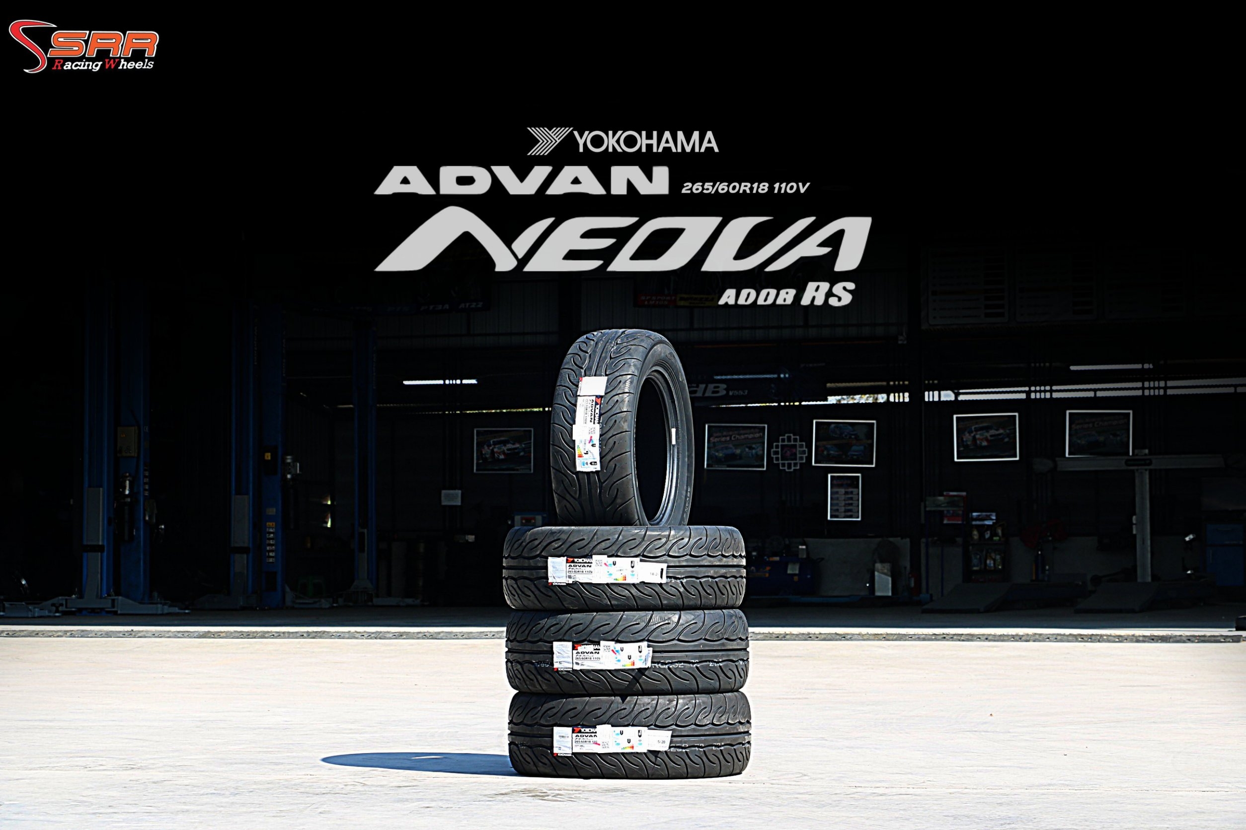 YOKOHAMA AD08RD ขนาด265/60R18 ปี24 ลดราคาพิเศษ