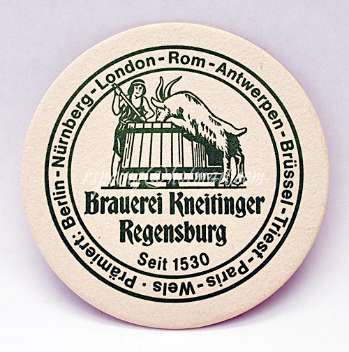 กระดาษรองแก้ว Brauerei Kneitinger Regensburg จากเยอรมัน