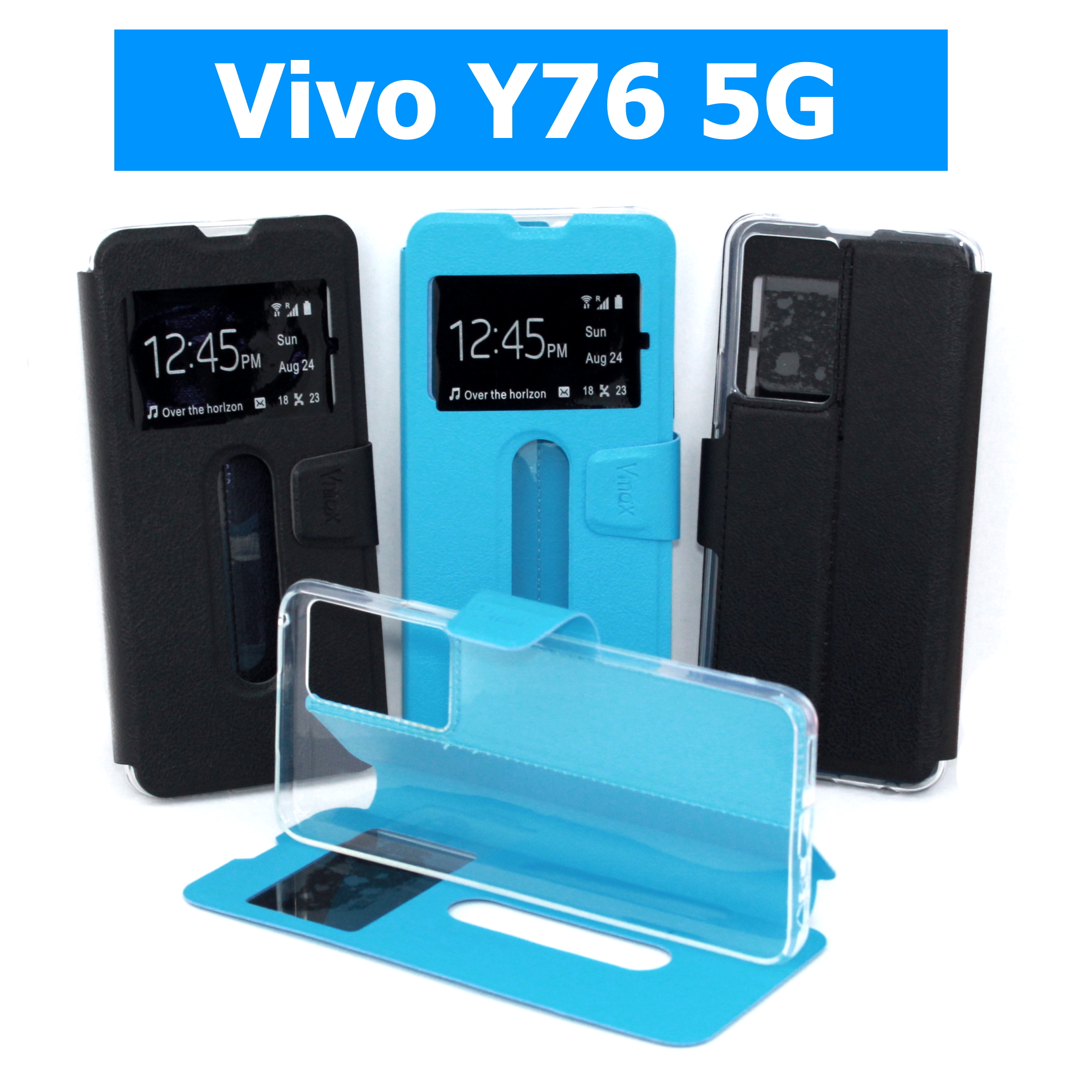 เคส Vivo Y76 5G - เคสฝาพับ วีโว่ โชว์เบอร์ ตั้งได้
