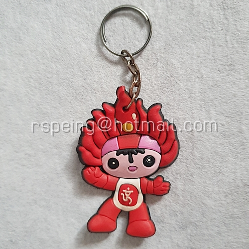 พวงกุญแจยางหยอด HuanHuan แมสคอทโอลิมปิก 2008
