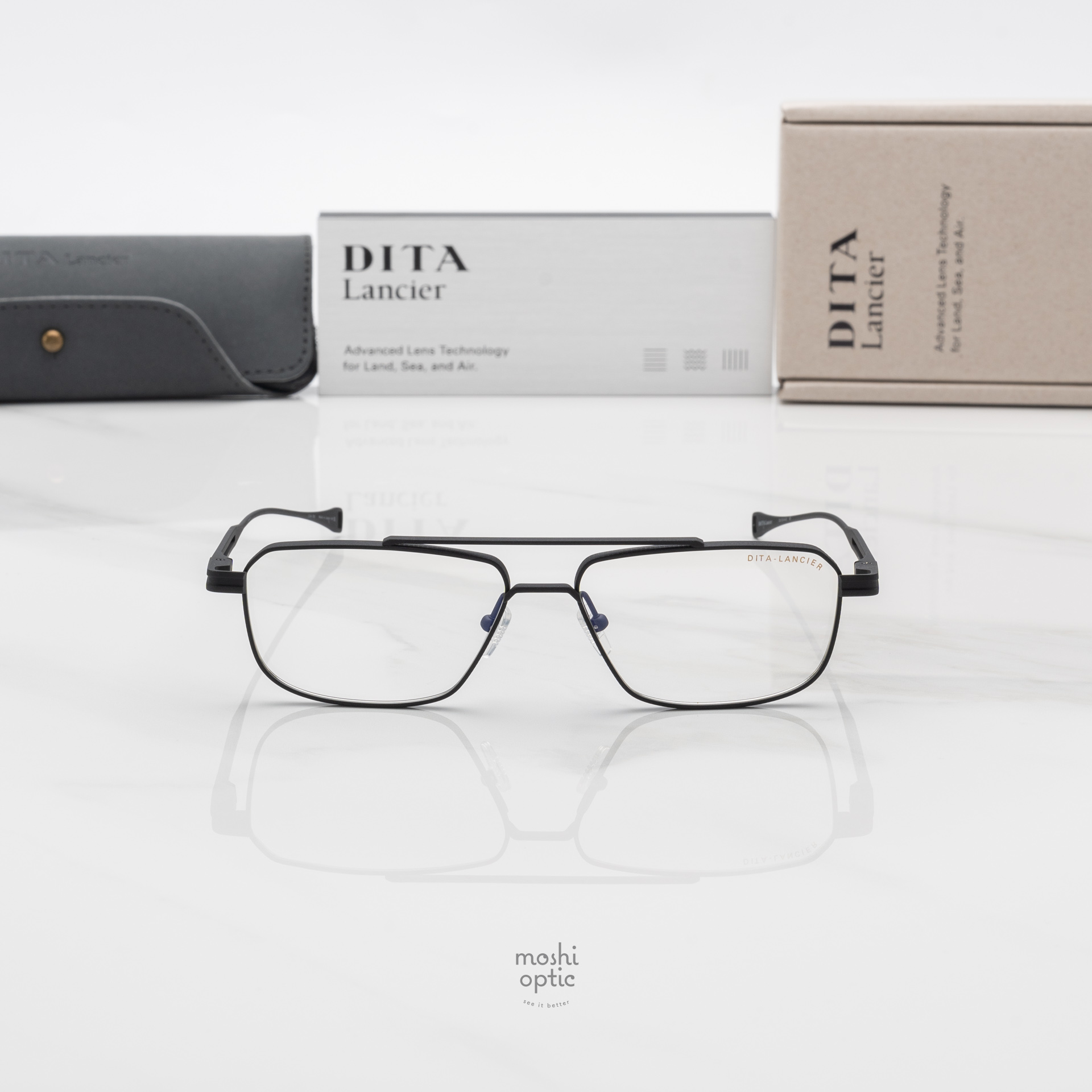 แว่นสายตา DITA LANCIER DLX135 A 03 with Blue Control Lens