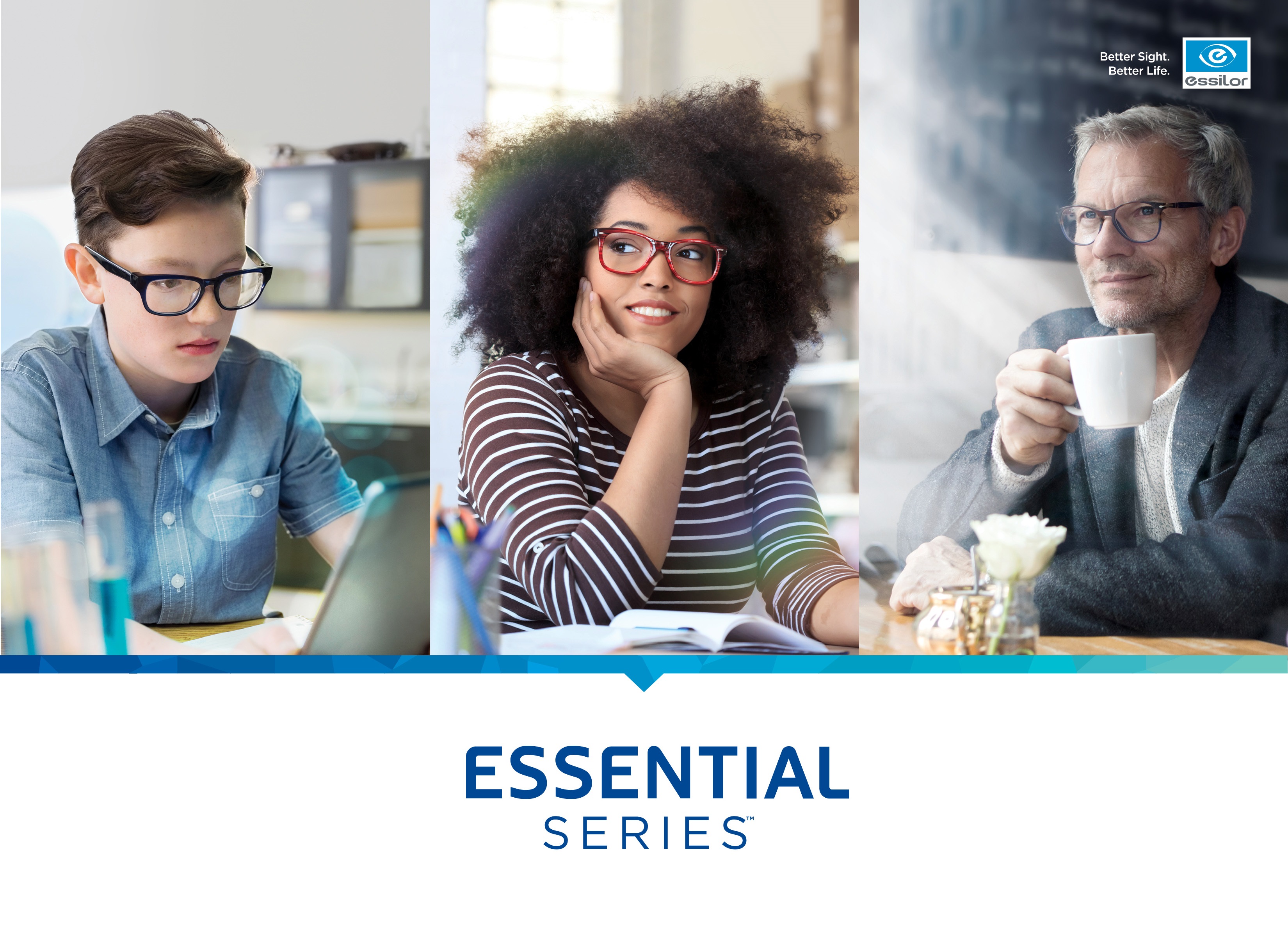 เลนส์โปรเกรสซีฟเฉพาะทาง Essilor Essentials Muticoat Home & Work