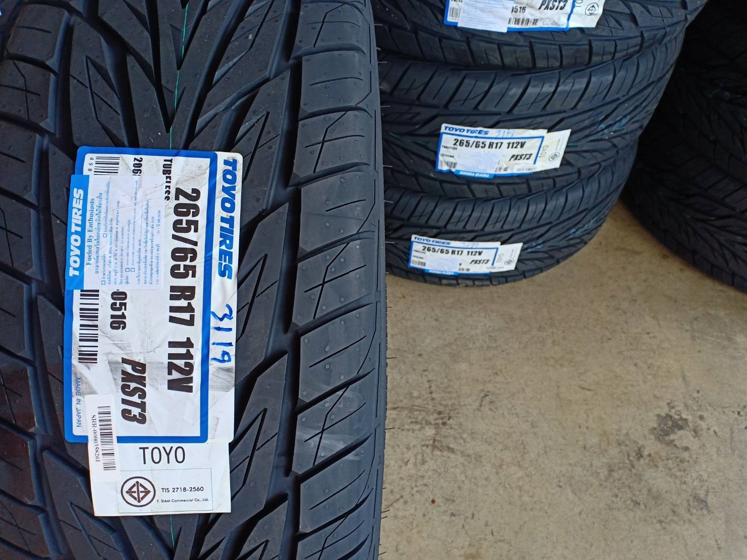 TOYO ST3 265/60-18 ปี19 ราคาพิเศษ