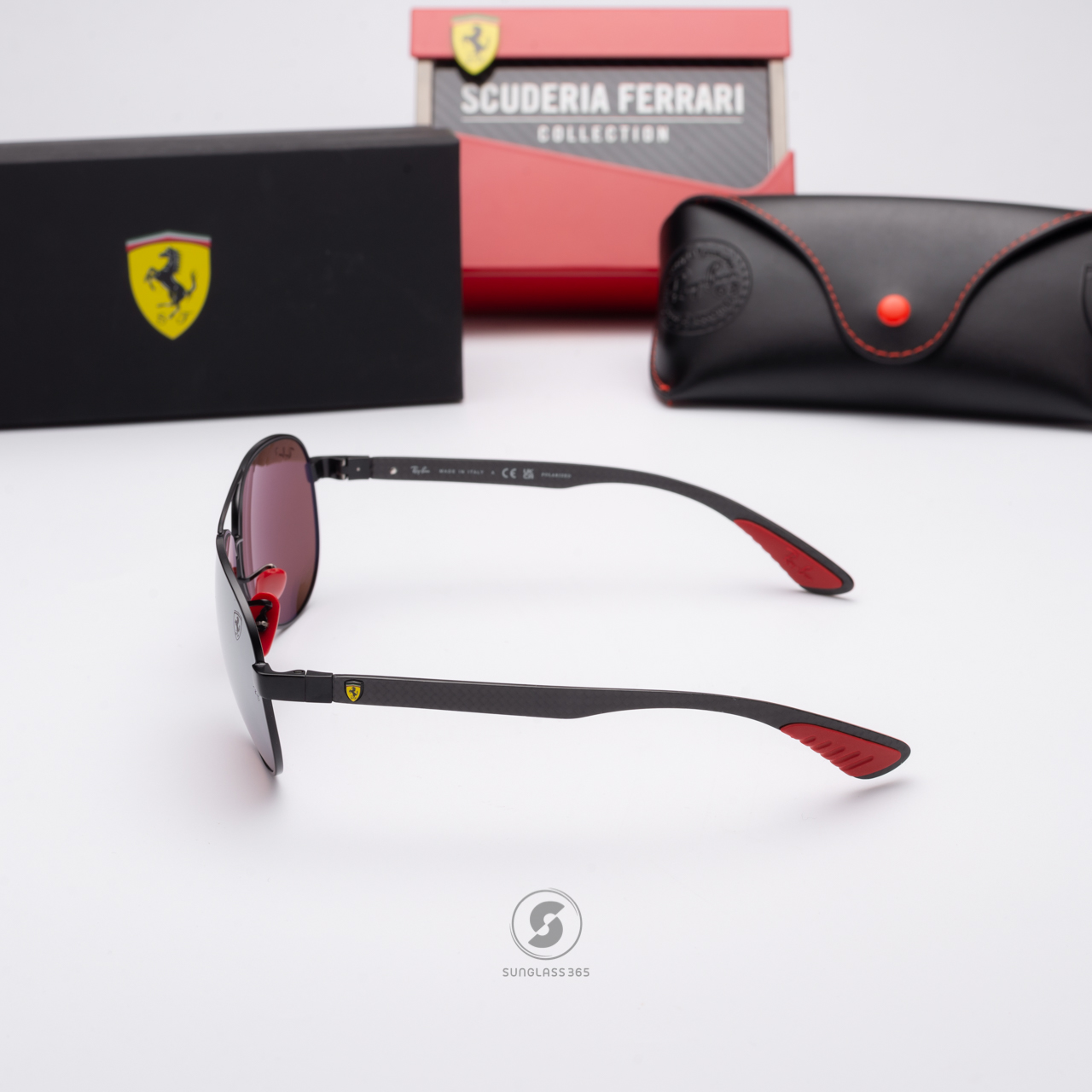 Ray-Ban RB8331M F002H2 Ferrari Collection Black Polarized