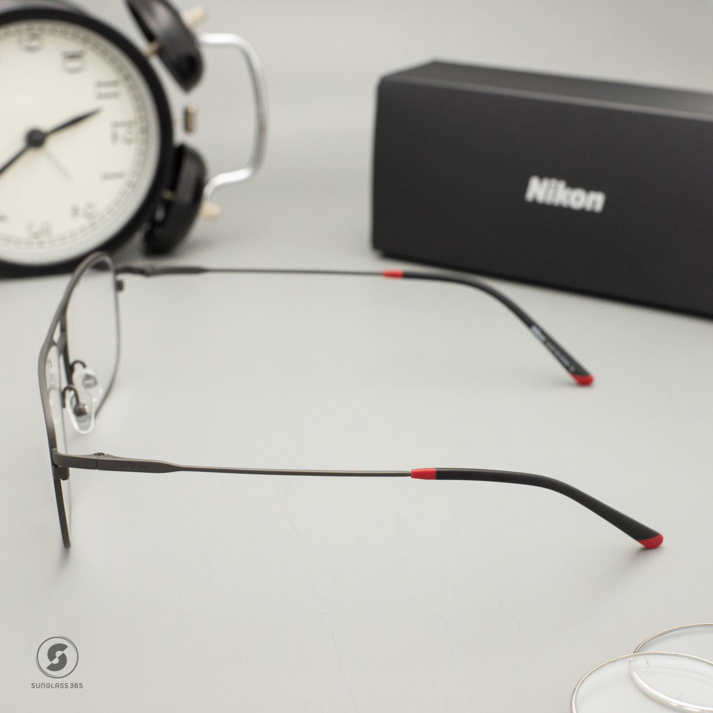 NIKON Frame NC1021 Red Color Touch Series Matte Black