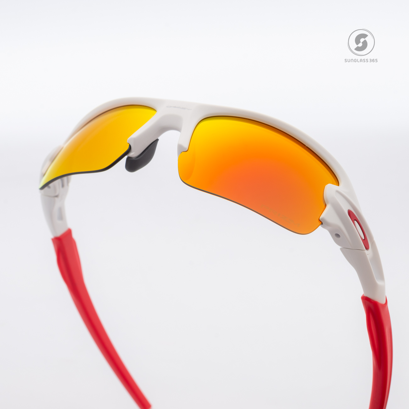 Oakley OJ9008-09 Flak XXS Matte White Prizm Ruby