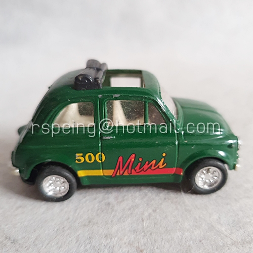 รถโมเดลโลหะ MINI 500 สีเขียว