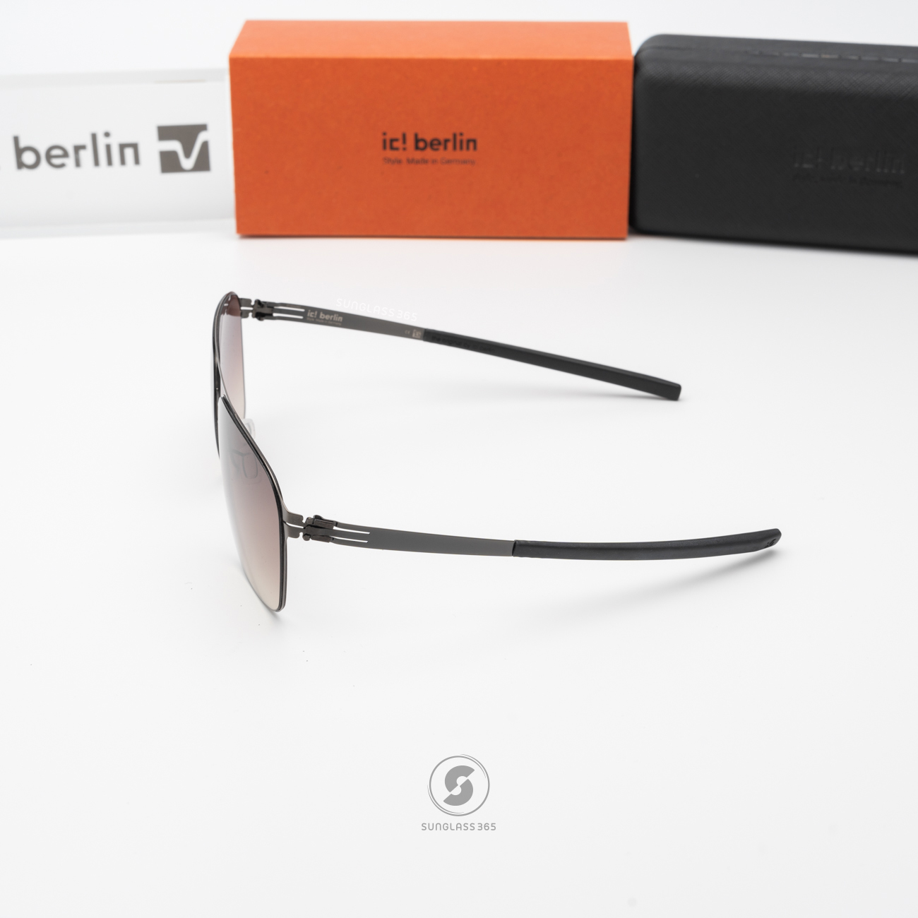 แว่นกันแดด IC BERLIN Jonathan I. Large Gunmetal