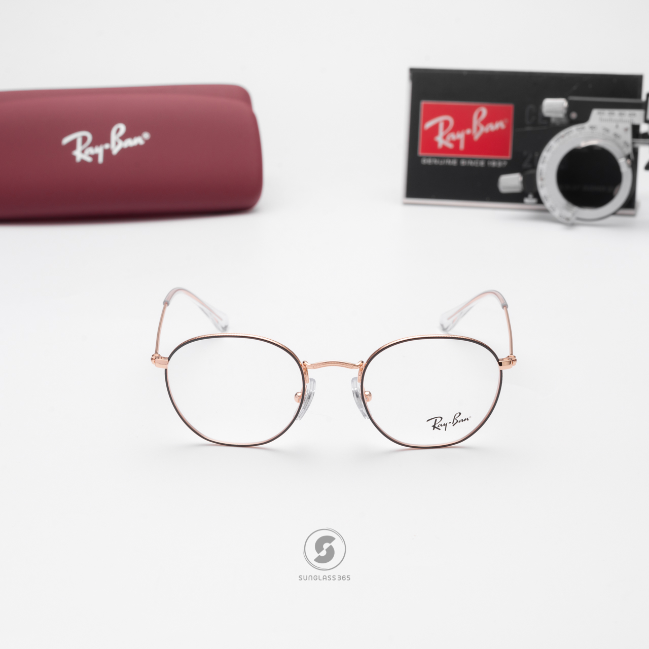 Ray-Ban Junior Rob RY9572V 4087 Brown on Rose Gold