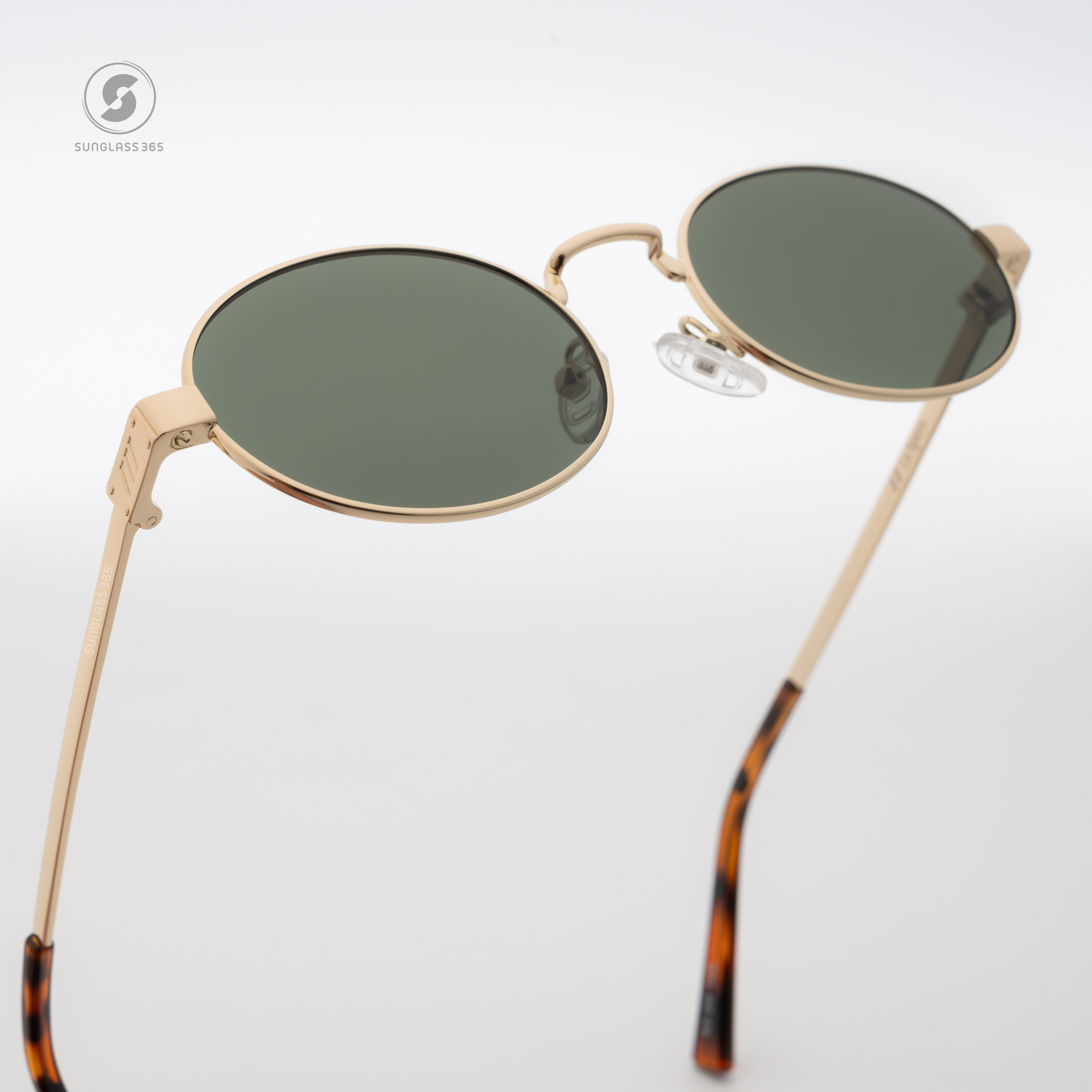 แว่นกันแดด Le Specs LSP2452415 POSEIDON DEUX Gold - Khaki Mono