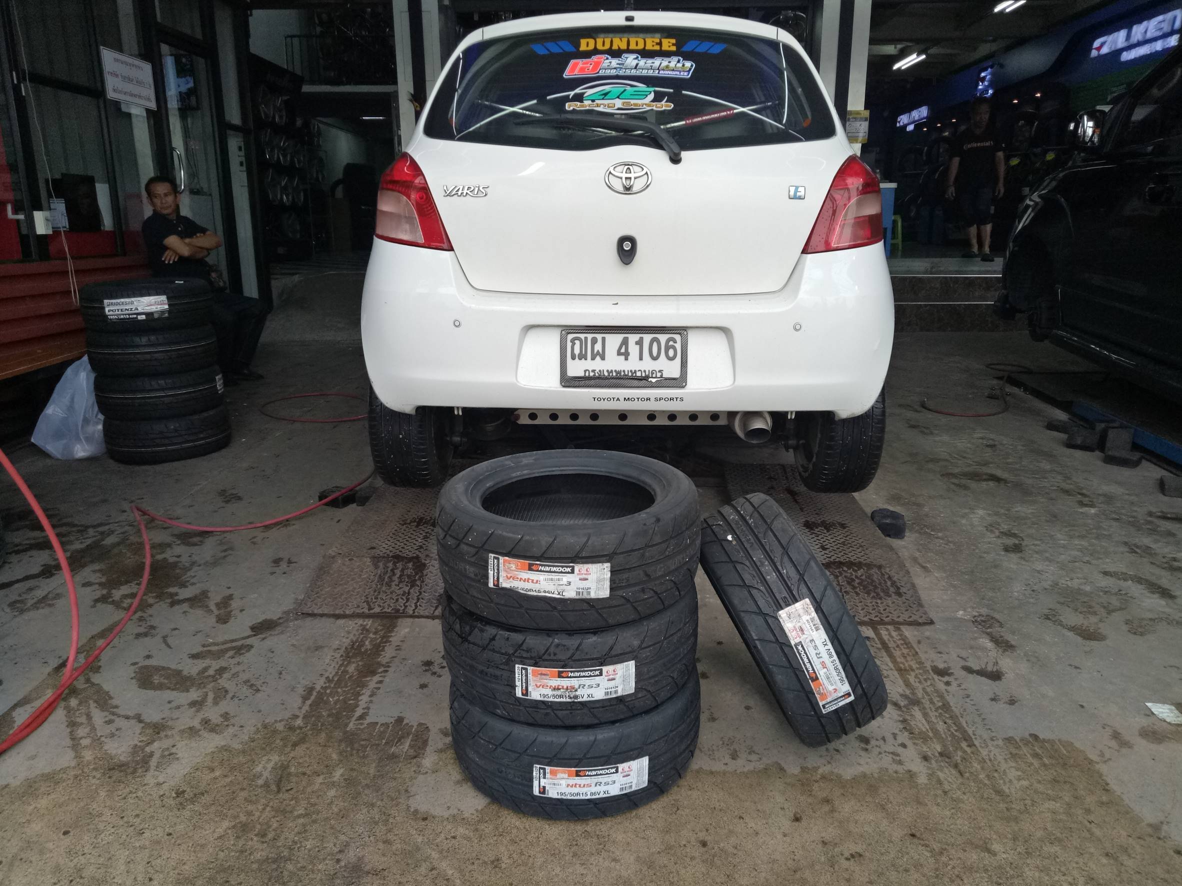 ยางใหม่ HANKOOK RS3 195/50-15 เส้น 2500 บาท ปกติ 3400 บาท