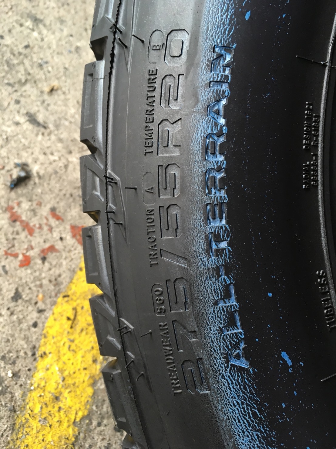 MICKEY THOMPSON DEEGAN 38 AT 275-55-20 เส้น 8500 ปกติ 14000