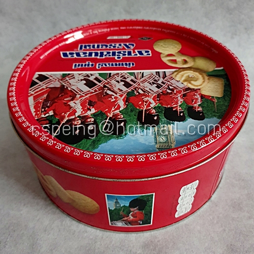 กล่องขนมคุ้กกี้เก่า Arsenal Butter Cookies