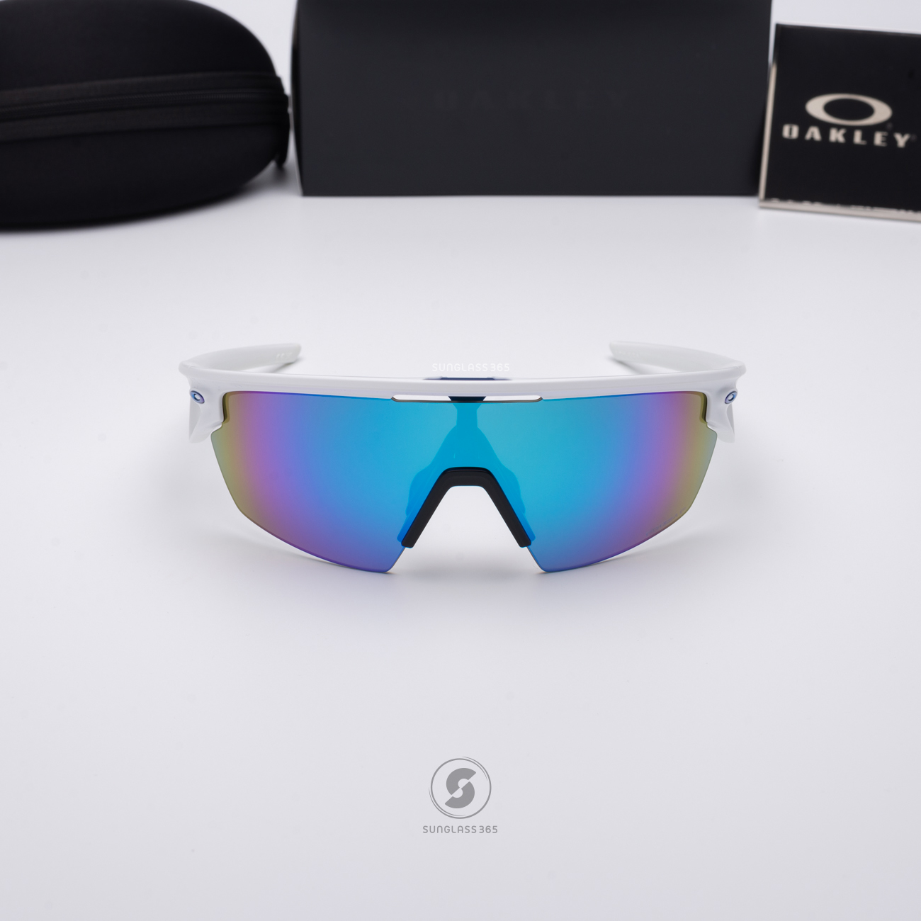 OAKLEY Sphaera OO9403-02 Matte White Prizm Sapphire Polarized