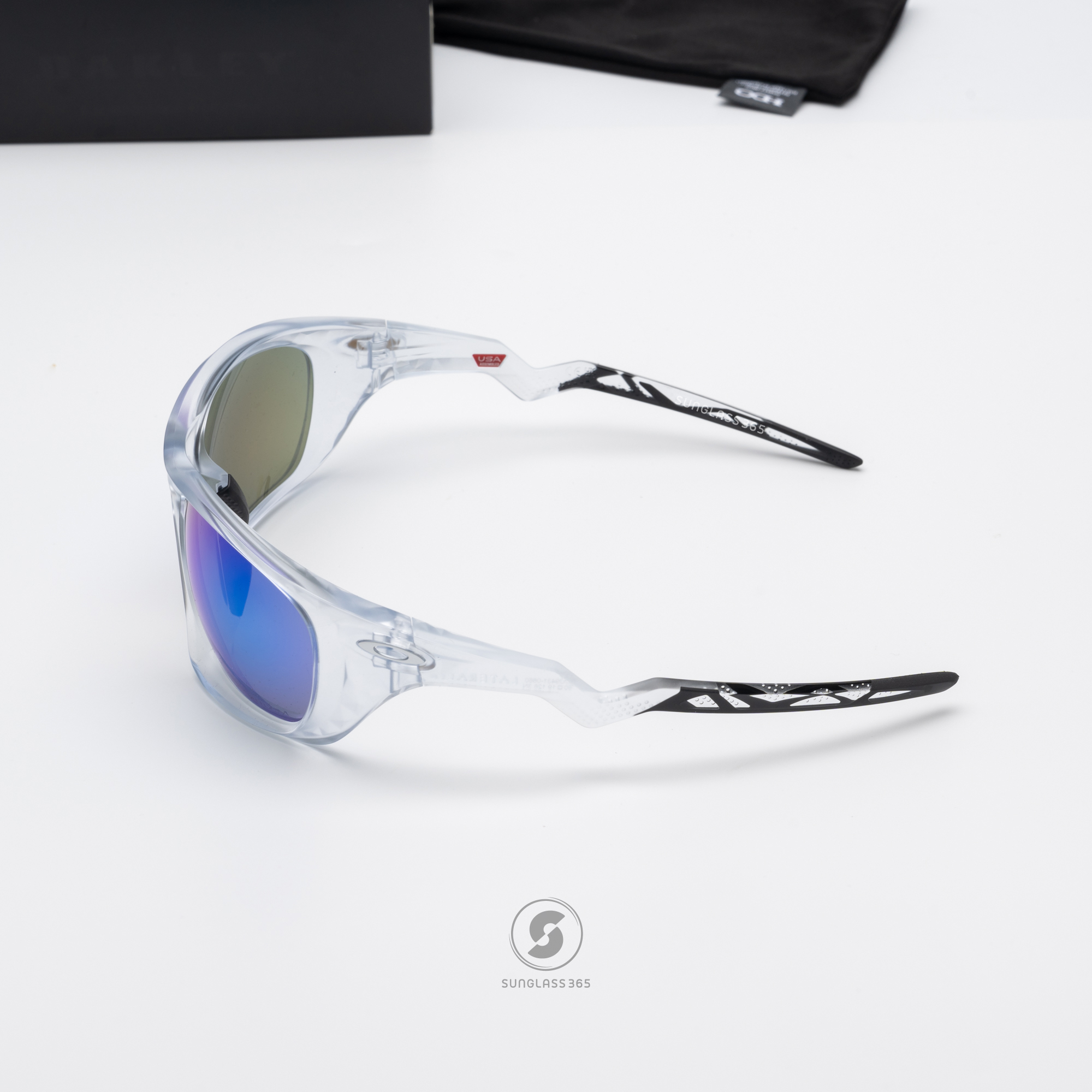 OAKLEY Lateralis OO9431-06 Matte Clear Prizm Sapphire