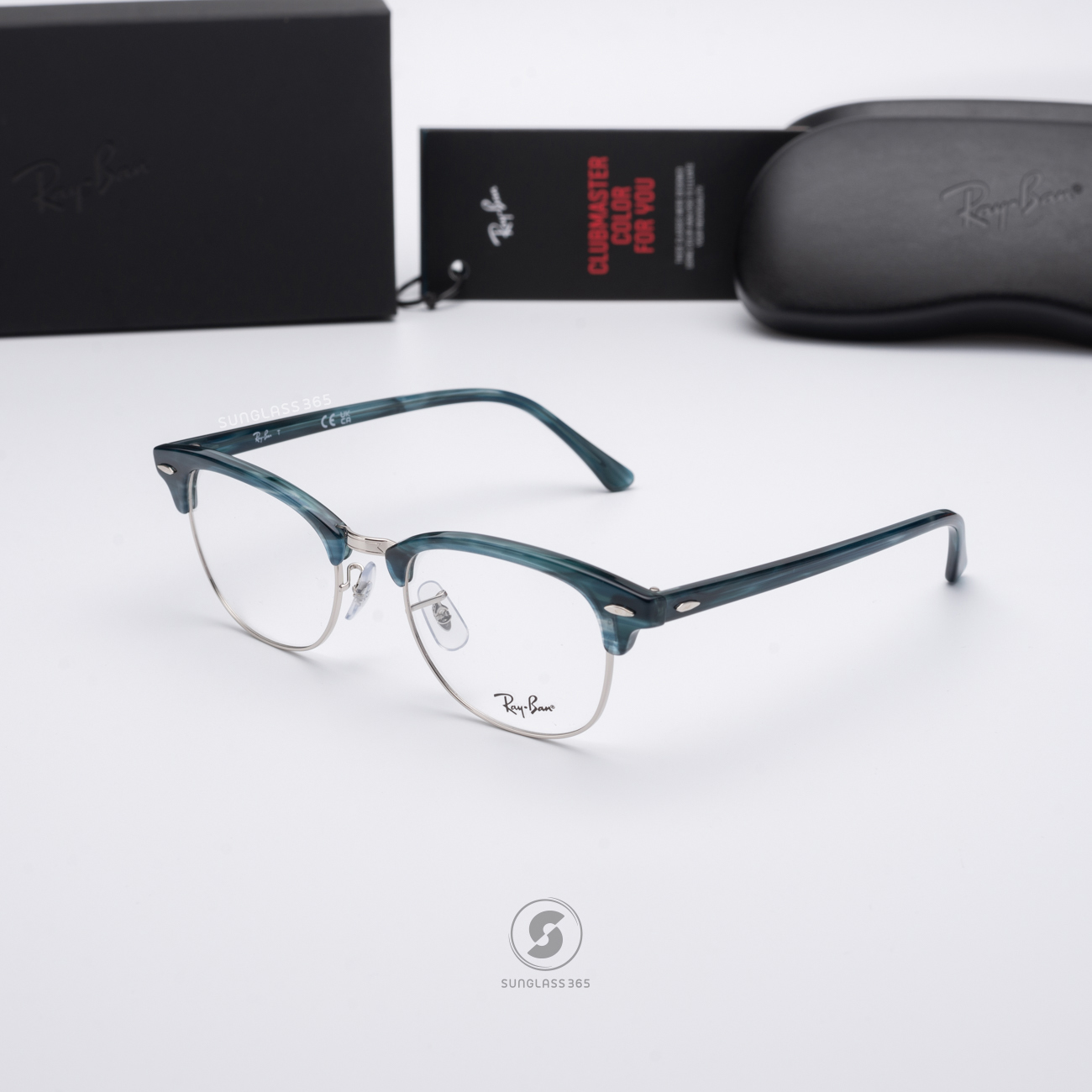 Ray Ban RX5154 8377 Striped Green