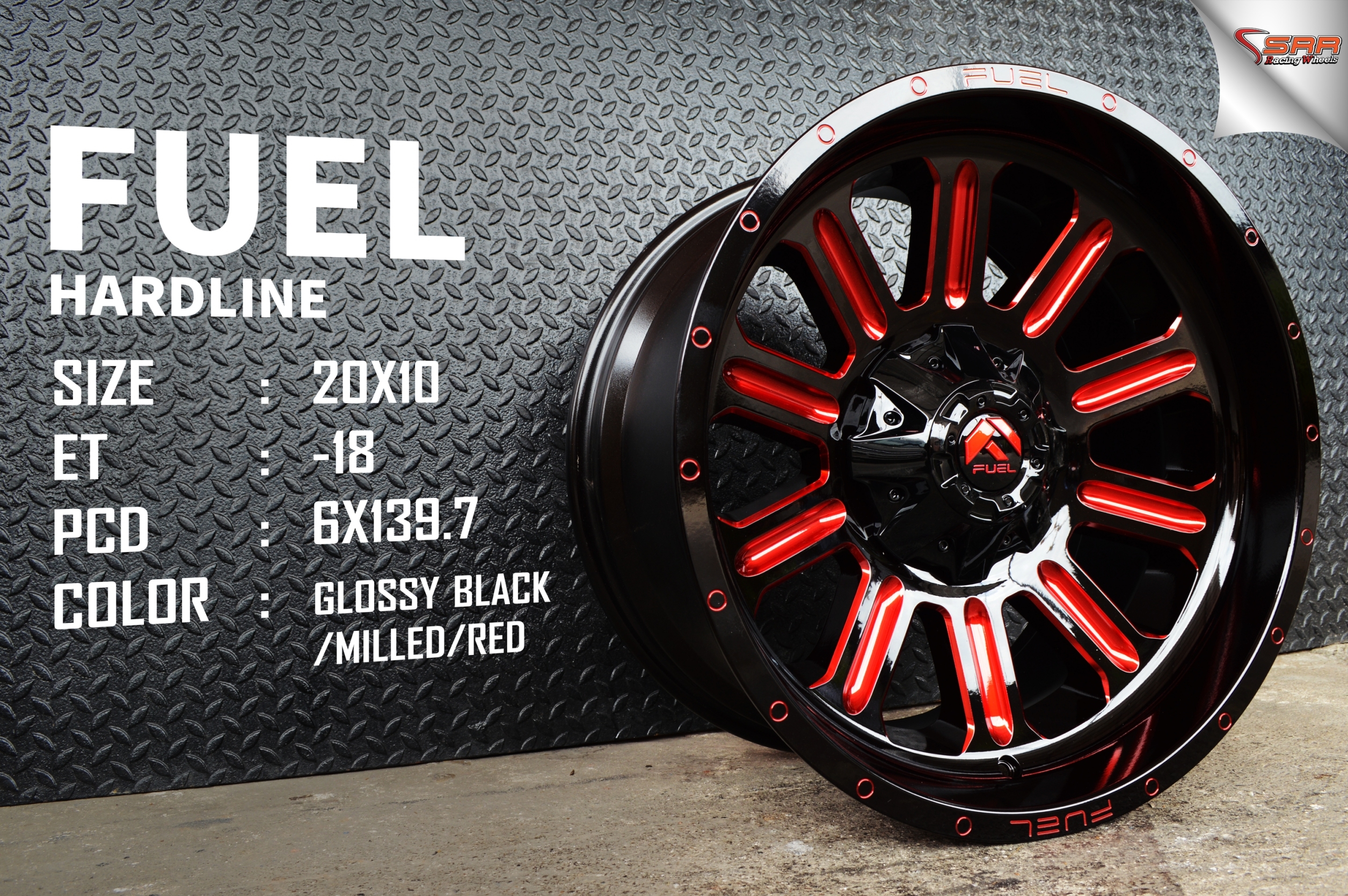 ล้อแท้ FUEL HARDLINE มาใหม่ขอบ20 ราคาพิเศษ