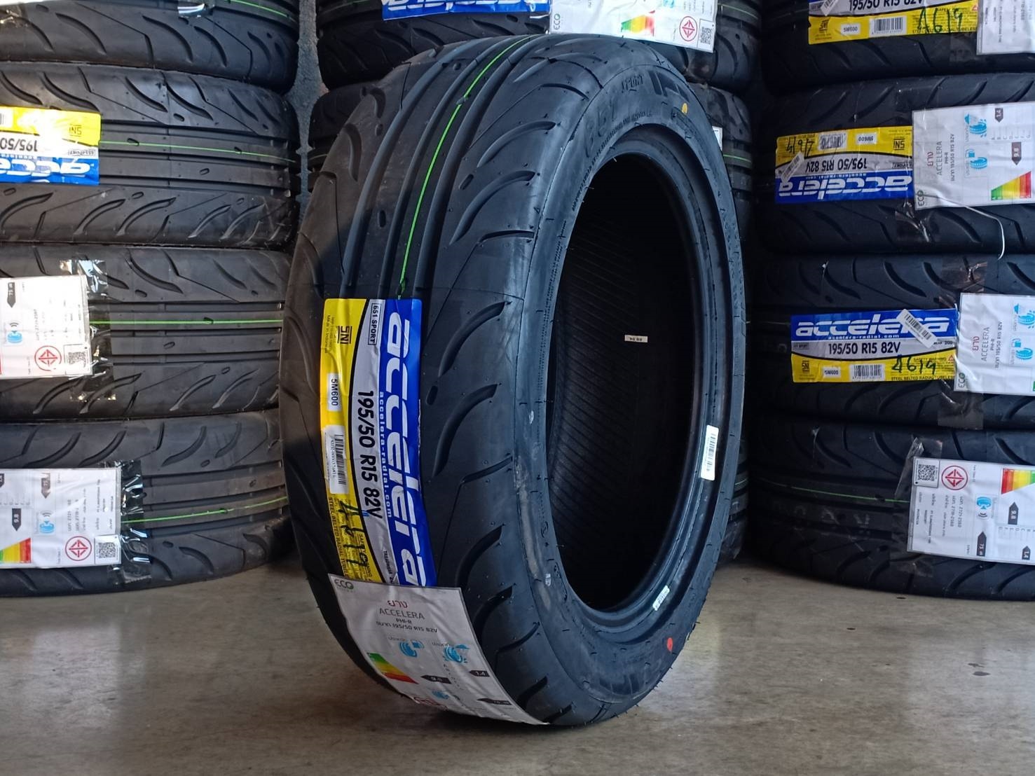 ยางใหม่ ACCELERA 651SPORT 195/50-15 ยางซอฟตัวใหม่ ราคาถูก