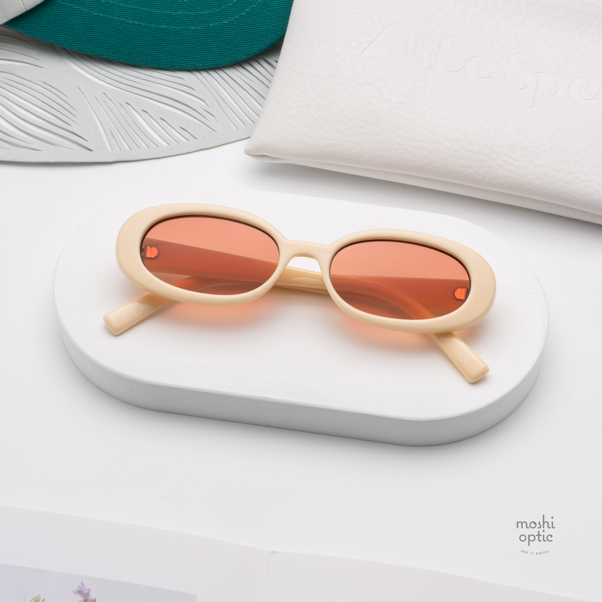 แว่นกันแดด Le Specs LSP2552229 OUTTA LOVE ECRU Warm