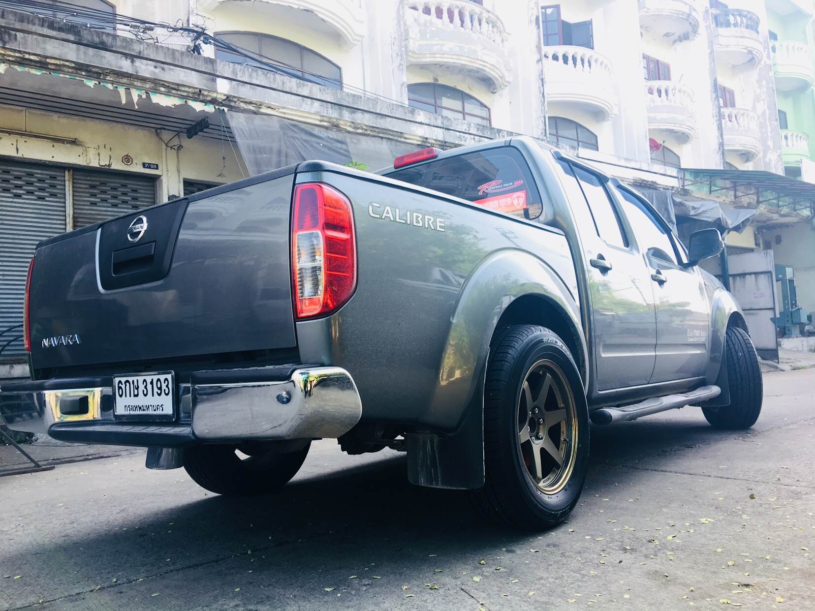 TE37 ขอบ18 ใส่นาวาร่า ตรงรุ่น ไม่ต้องแปลง