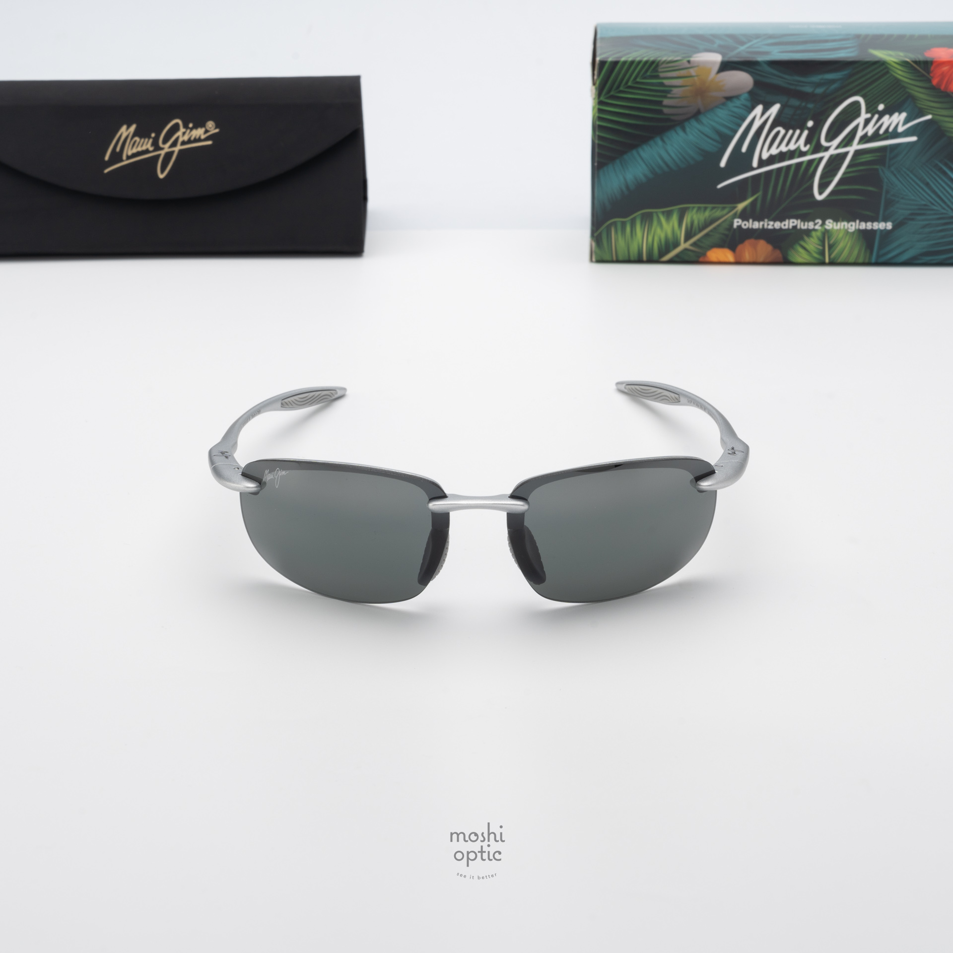 แว่นกันแดด Maui Jim HOOKIPA ULTRA MJ676 002 Neutral Grey