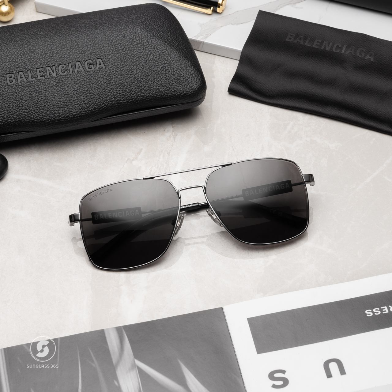 แว่นกันแดด Balenciaga BB0116SA 001