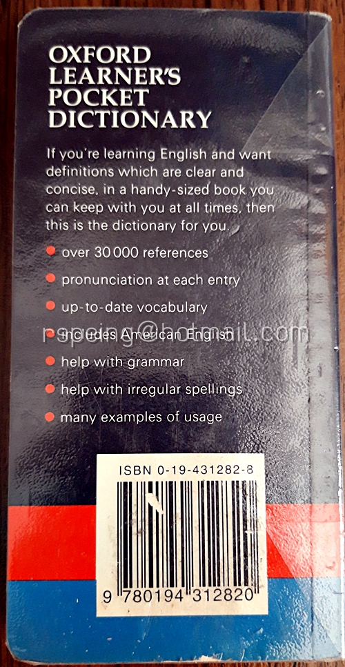 Oxford Learner's Pocket Dictionary