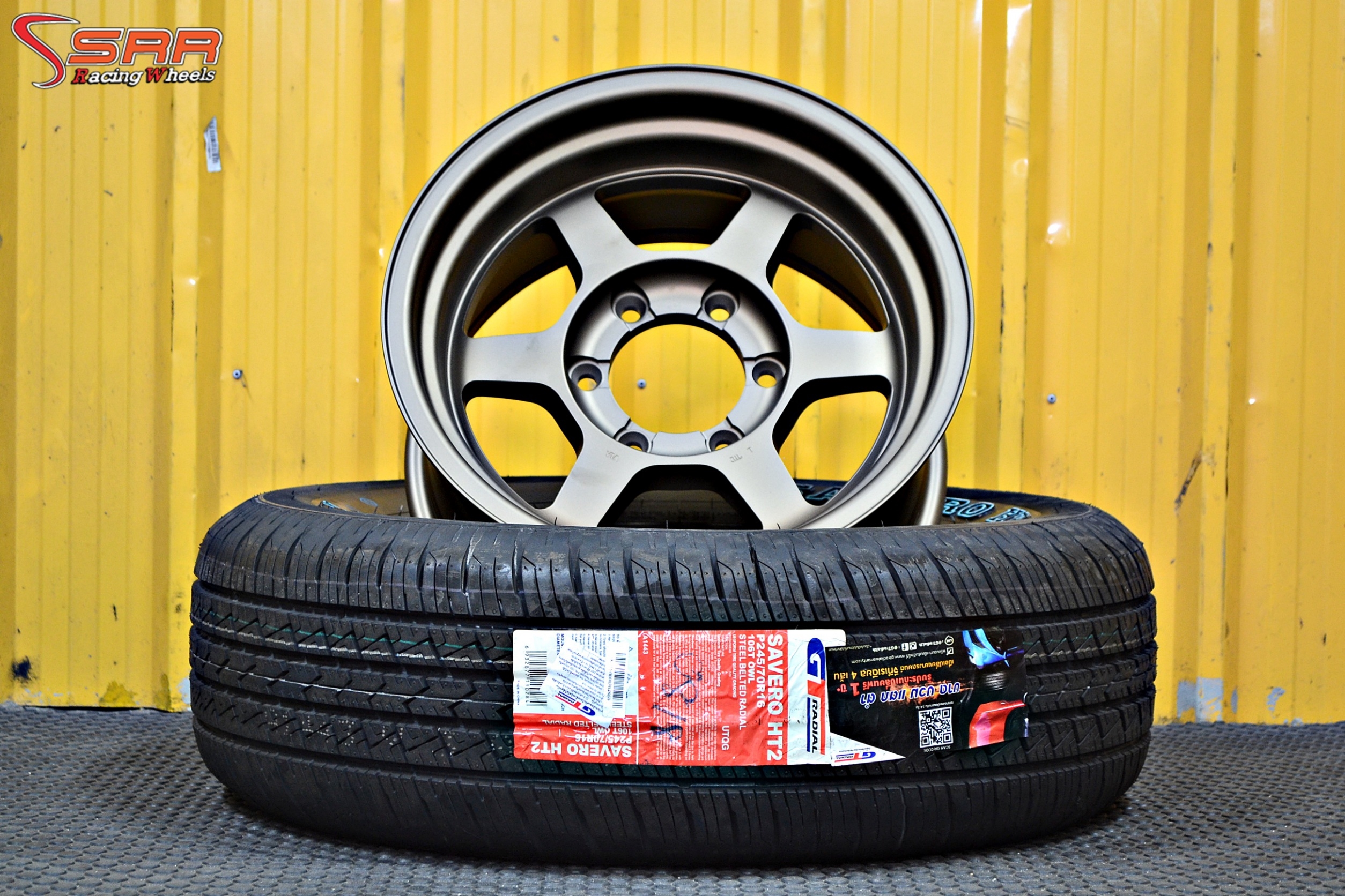 TE37X ขอบ16 พร้อมยาง HT RADAIL HT2