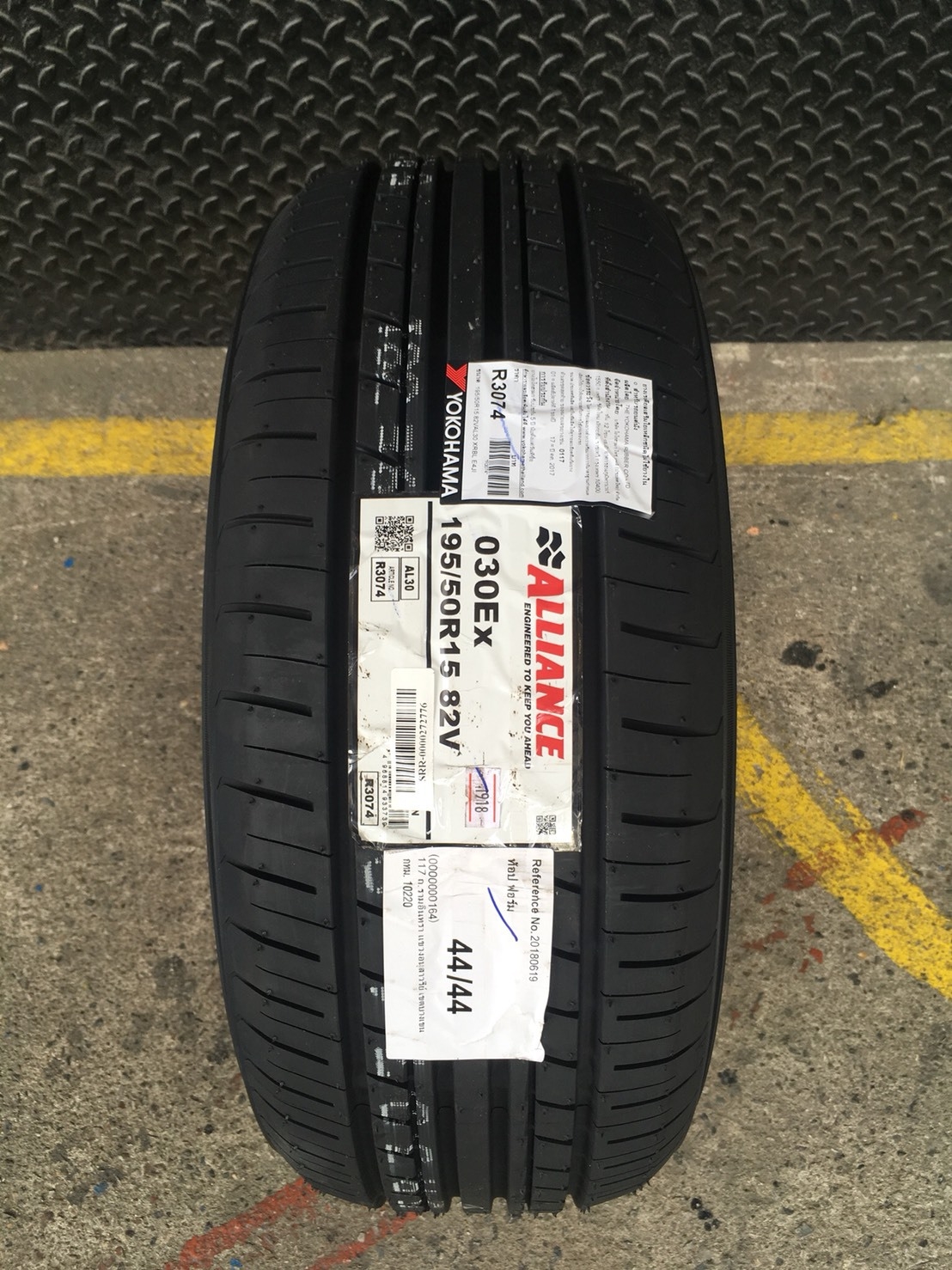 YOKOHAMA ALLIANCE 195-50-15 เส้น 2250 ปกติ 3500 ปี18