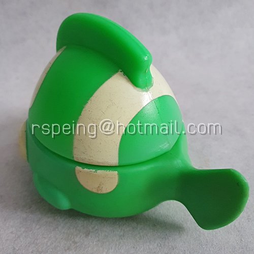 ถ้วยไอศกรีม Swensen's ปลาการ์ตูนสีเขียว-ขาว