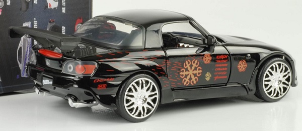 พรีออเดอร์ Jada โมเดลรถ โมเดลรถยนต์ ฟาส "Fast" Johnny`S Honda S2000 Black สเกล 1:24