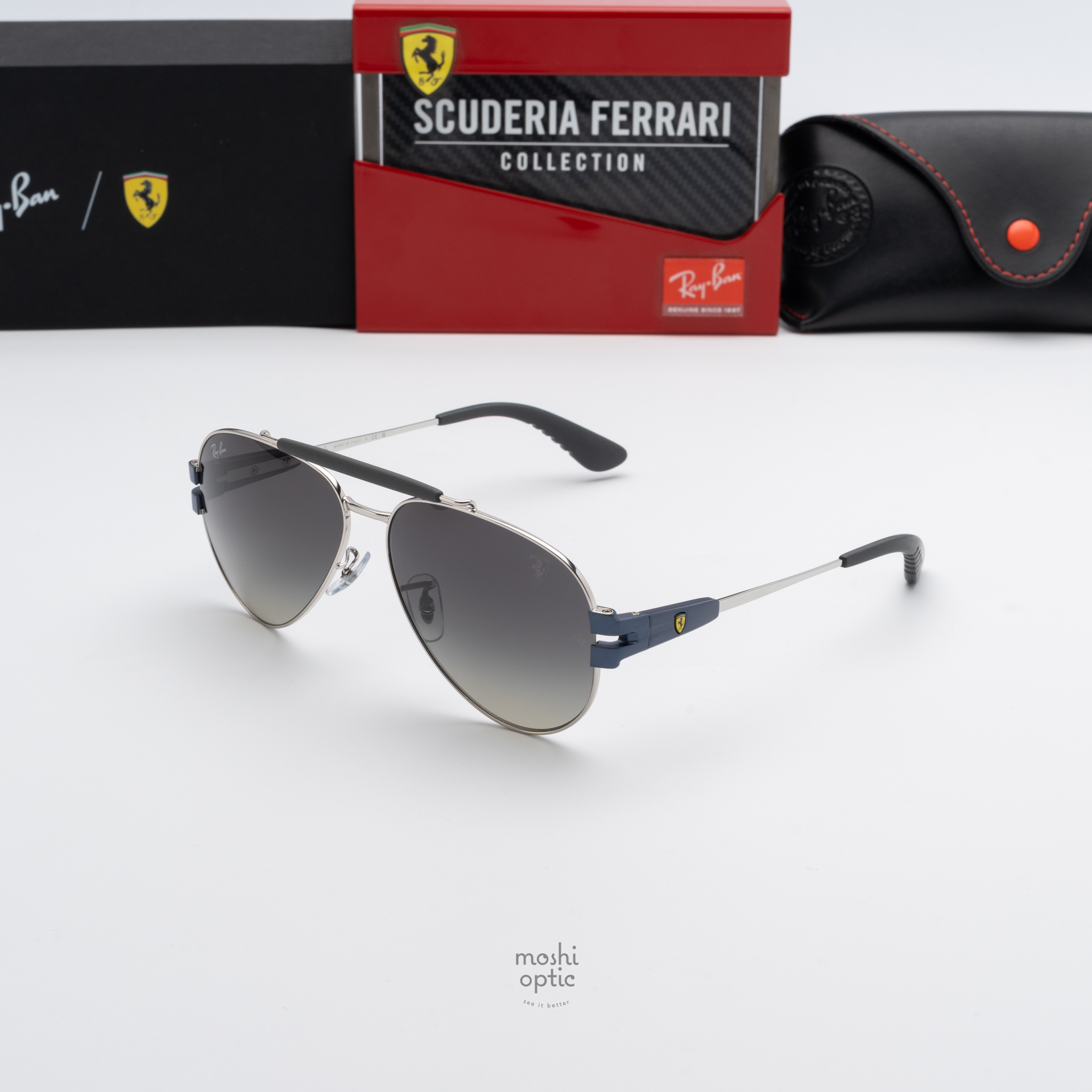 Ray-Ban RB3762M F12311 Polished Silver