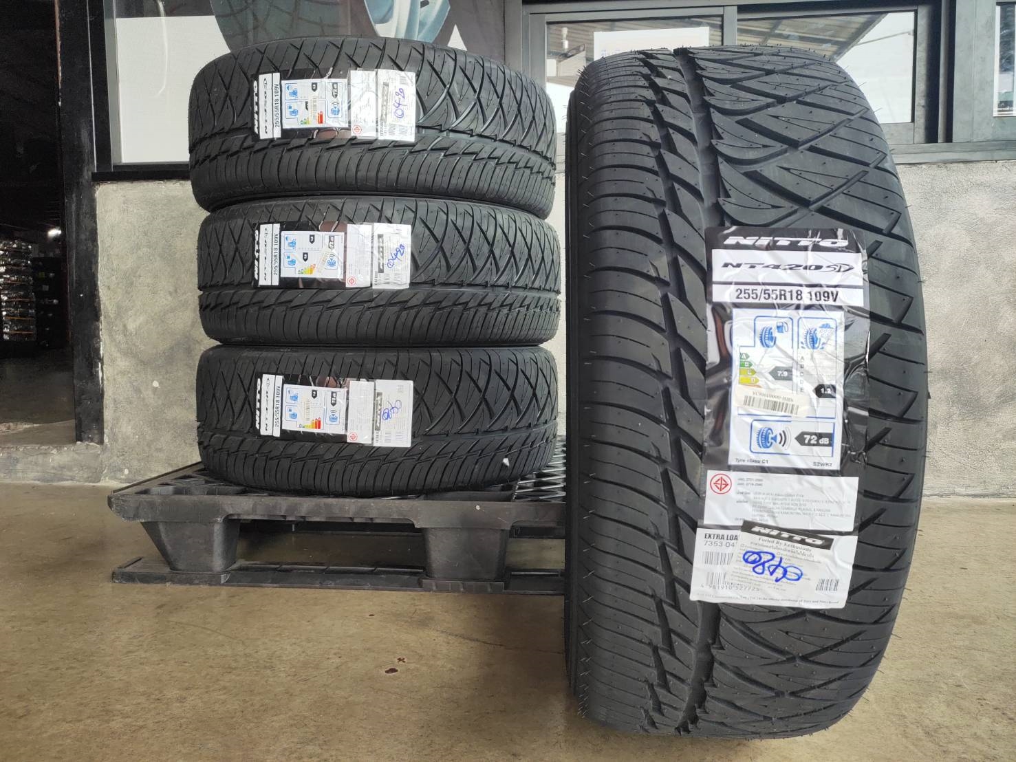 ยางใหม่ NITTO NT420SD 255/55R18