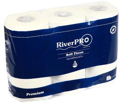 กระดาษชำระม้วนเล็ก RiverPro Premium 120 ม้วน