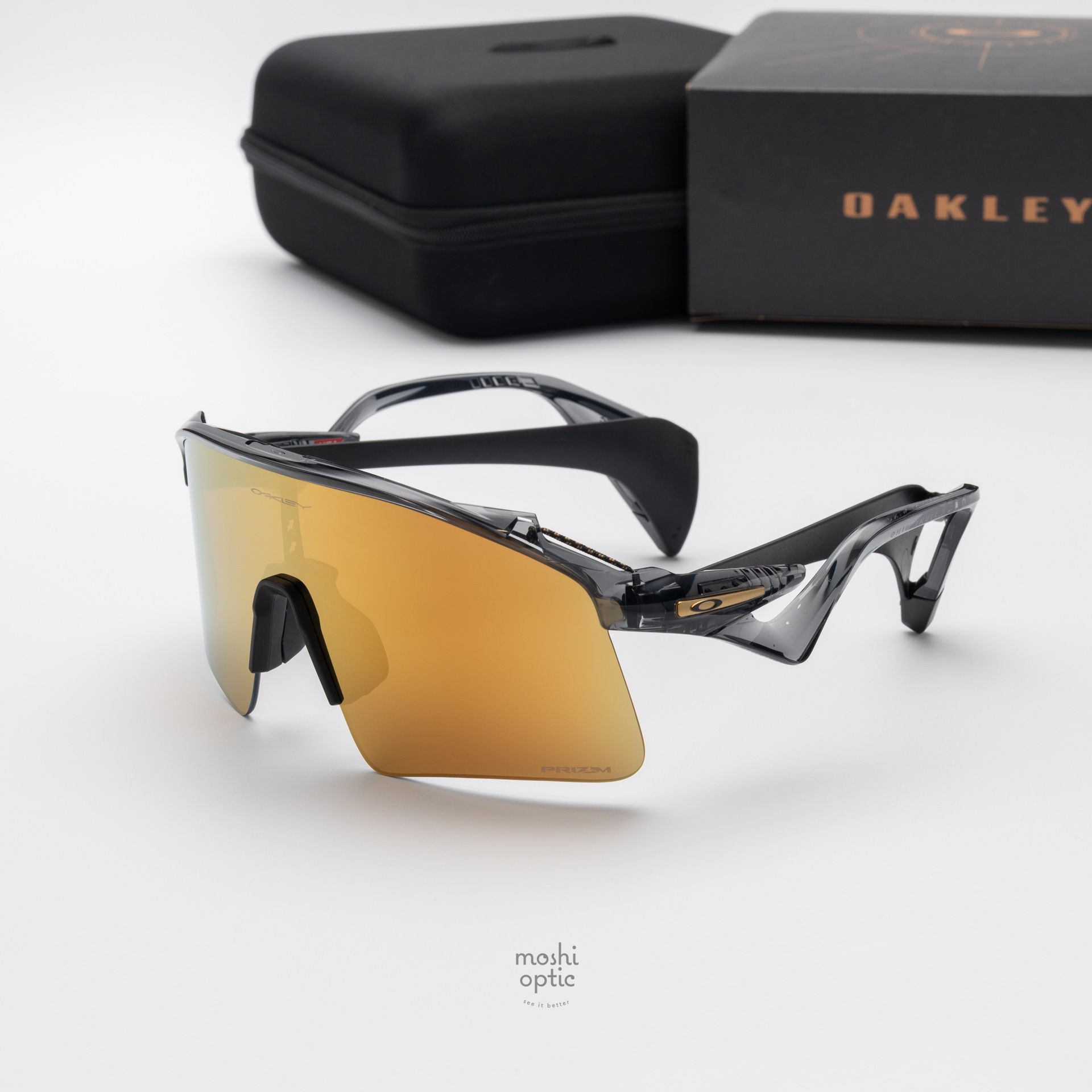 OAKLEY STUNT WING OO9519-02 Grey Smoke Prizm 24K