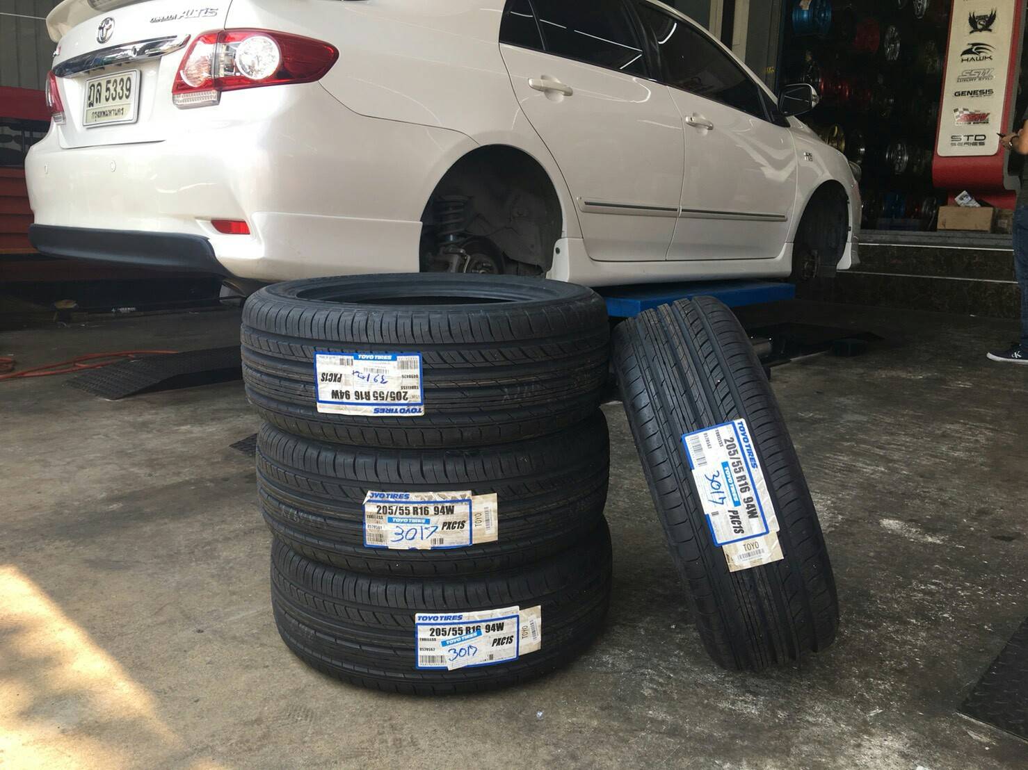 ยางใหม่ TOYO C1S 205/55-16 ราคาส่ง พร้อมติดตั้งฟรี
