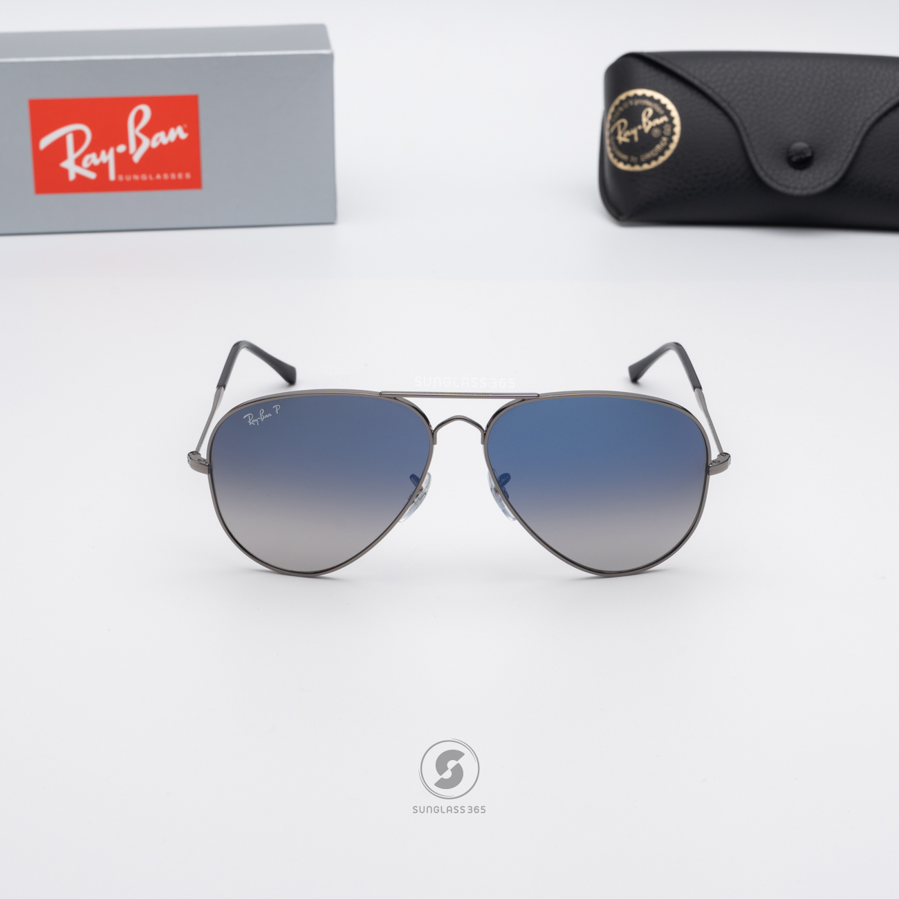 แว่นกันแดด Rayban Old Aviator RB3825 004/78 Gunmetal Polarized