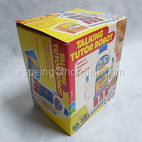 ของเล่นวินเทจ ปี 1986 โทมี่ หุ่นยนต์ช่วยสอนพูดได้ 1986 Tomy Talking Tutor Robot